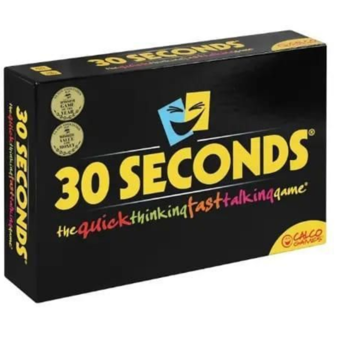 30 Seconds Card Game – Fast-Paced Family & Party Board Game for Kids & Adults