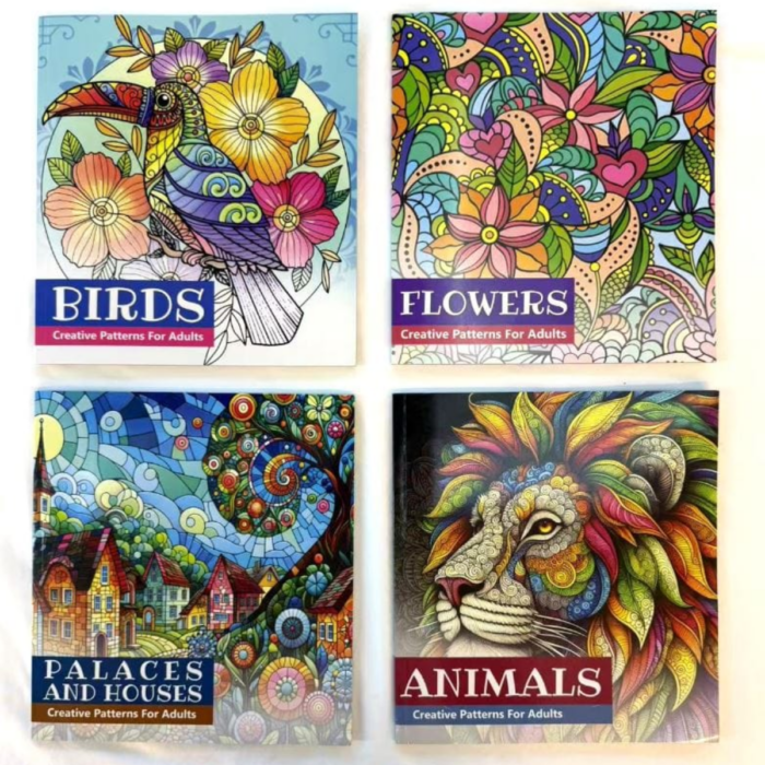 Adult coloring book- 64pages