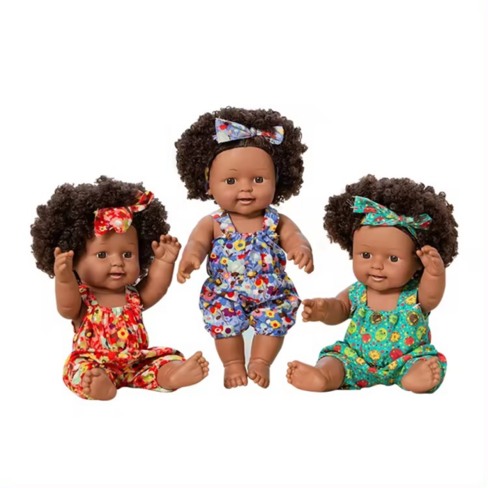 African Doll for Kids – Cultural Toy, Soft & Educational Play Doll