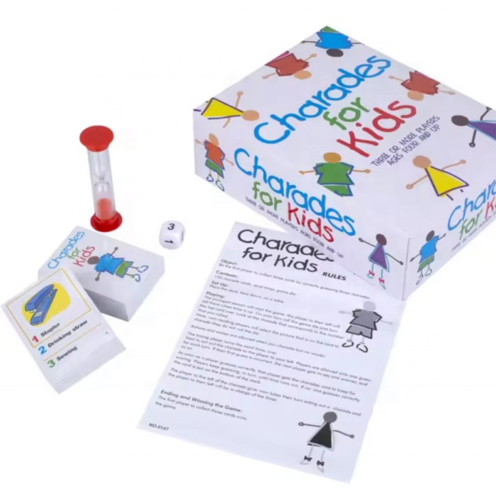 Charades Card Game for Kids – Fun Family game