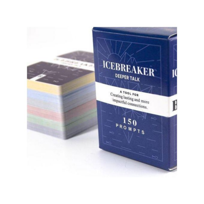 Ice Breaker Card Game – Fun Conversation Starter Game for Parties, Family Nights & Team Building
