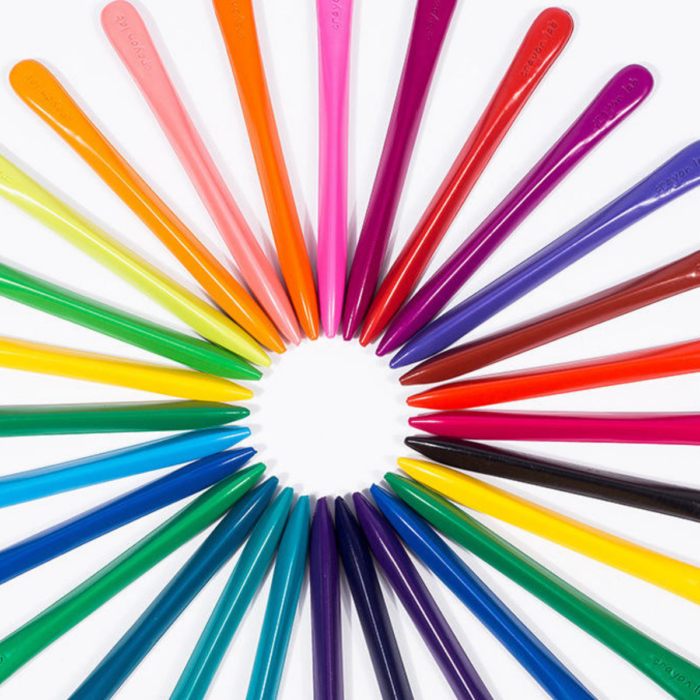 Kids Non-Breakable Washable Crayons