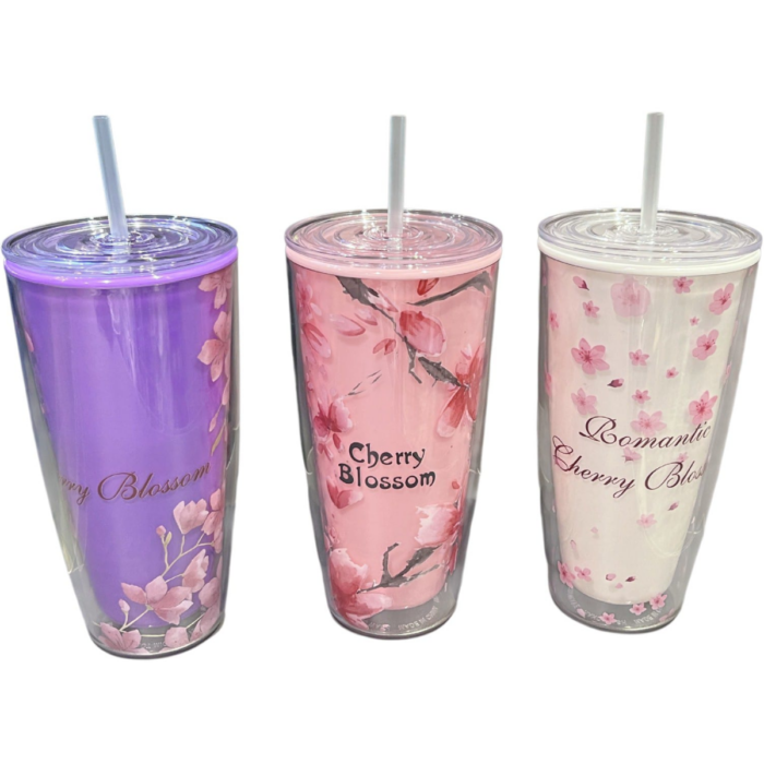 Premium Straw Mug with Lid