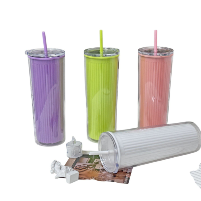 Premium Straw Mug with Lid – Reusable, Leak-Resistant & Eco-Friendly Drinking Mug